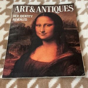 Art & Antiques Magazine MONA LISA Her Identity Revealed Vintage January 1987